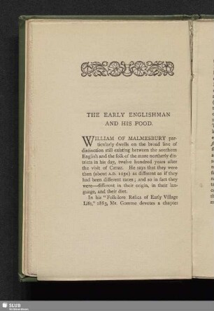 The early Englishman and his food