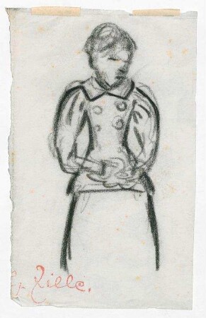 Frau von vorn