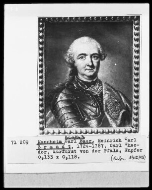 Karl Theodor, Kurfürst von der Pfalz (1724-1799)