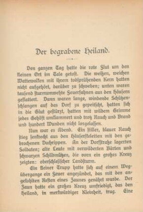 Der begrabene Heiland
