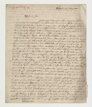 Brief von Sulpiz Boisserée an Joseph Heller