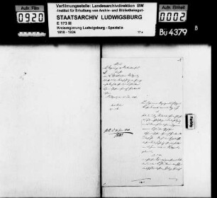 Heimatrechtsverhältnisse des Buchdruckers Johann Christian Heinrich Heerbrandt, geb. 02.01.1787 in Stuttgart