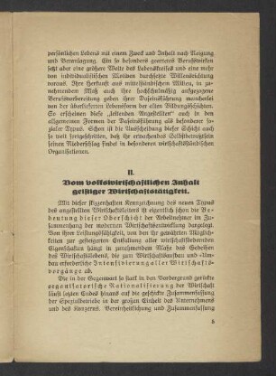 II. Zum volkswirtschaftlichen Inhalt geistiger Wirtschaftstätigkeit