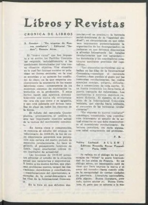Libros y Revistas