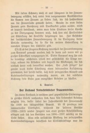 3. Kapitel. Der Verband Fortschrittlicher Frauenvereine