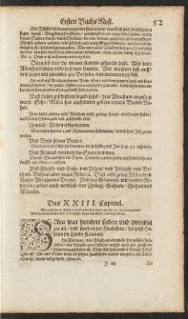 Das XXIII. Capittel.