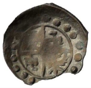 Fundmünze, Pfennig (Schüsselpfennig), 1598 - 1635