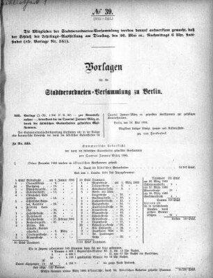 No. 39 (335-341), 23. Mai 1885
