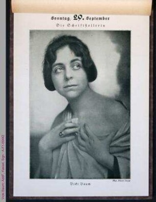 Porträt von Vicki Baum
