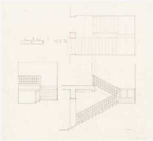 Haus Darré, Berlin-Dahlem Umbau: Treppen 1:20