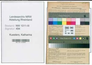 Entnazifizierung Katharina Kuesters , geb. 12.12.1902 (Arbeiterin)