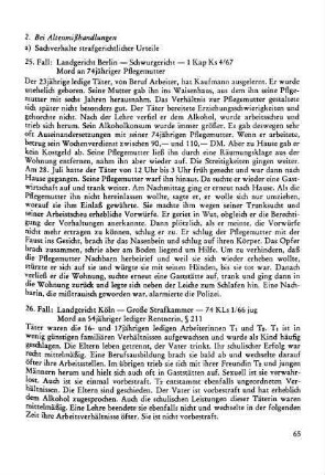 a) Sachverhalte strafgerichtlicher Urteile