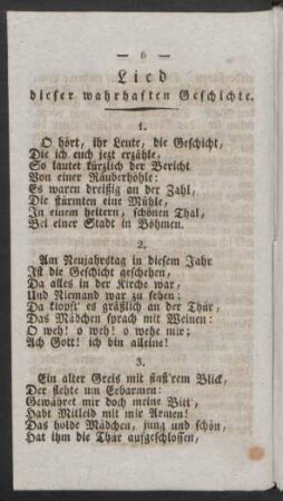 Lied dieser wahrhaften Geschichte.