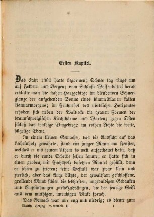 Der Herzog an der Leine : von Hermann von Maltitz, 2,2. Schloß Hardegsen