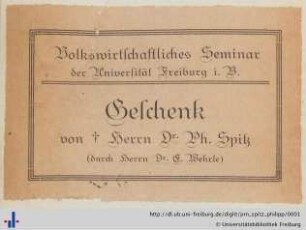 Exlibris (Aus: UB Freiburg, BS 14/880)