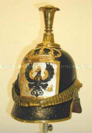 Helm (Pickelhaube) für Offiziere der Königlichen Schutzmannschaft, Modell 1845
