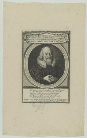 Bildnis des Iohann Schuster