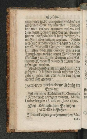 Nachfolgendes ... seindt den letzten Druck sich geendert.