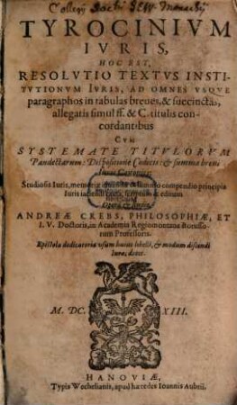 Tyrocinium Juris