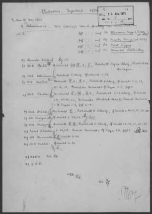 Degerloch: Visitationsbericht mit Pfarrbericht 1954