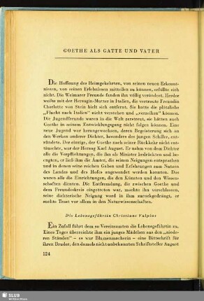 Goethe Als Gatte Und Vater
