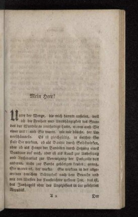 Mein Herr!