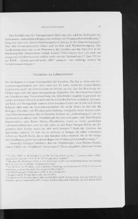 Hierarchie im Lehrerzimmer