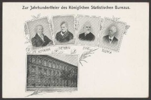 Ansichtskarte Königlich Statistisches Bureau, Lindenstraße