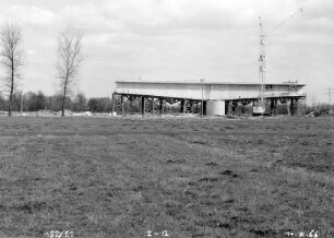 Neckartalübergang Neckarsulm, km 633,912 - 635,250 BW 1 = Durchstichbrücke, Pfeiler A 2 Gebaut 1965 - 1967