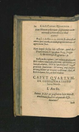 Caput Quartum. De Consummatione.