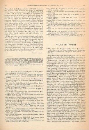 186-188 [Rezension] Roloff, Jürgen, Das Kerygma und der irdische Jesus