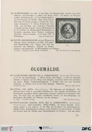 Ölgemälde (Nr. 567-572)
