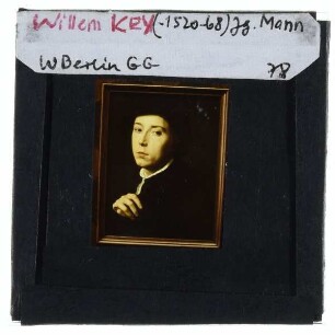 Key, Bildnis eines jungen Mannes mit schwarzem Barett (Berlin GG 633A)