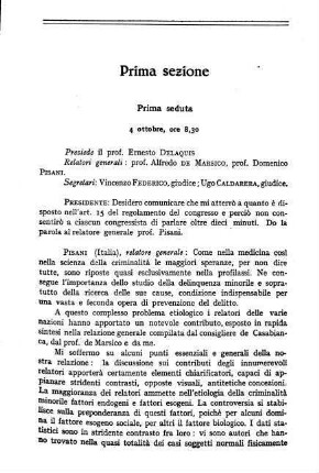 249-276, Prima seduta