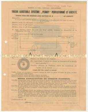 Landwirtschaftliche Maschinen der Penney und Cie. Limited in England