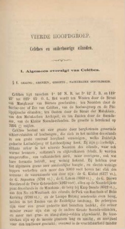 I. Algemeen overzigt van Celébes