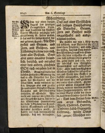 1040-1051, Wenn wir einen kurtzen Begriff des heutigen ...
