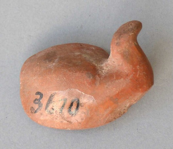 Fragment of a clay vessel decoration