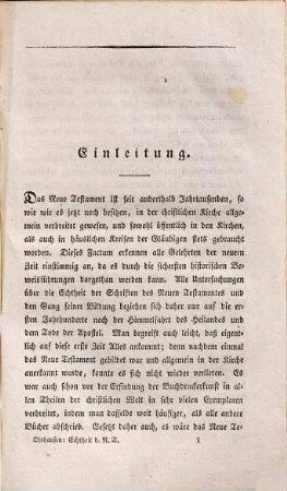 Nachweis der Echtheit sämmtlicher Schriften des Neuen Testaments : für gebildete Leser aller Stände bearbeitet