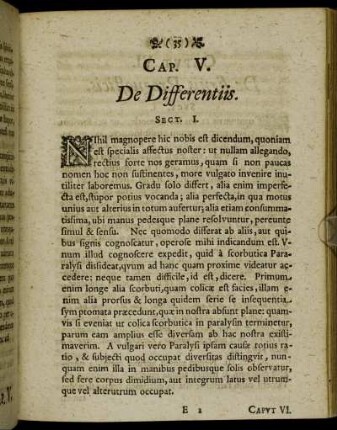 Cap. V. De Differentiis.