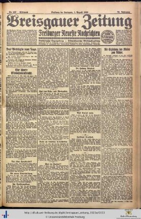 Nr. 187-212 (August 1923)