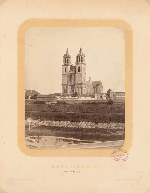 Dom, Magdeburg: Ansicht des Domes von der Südwestseite