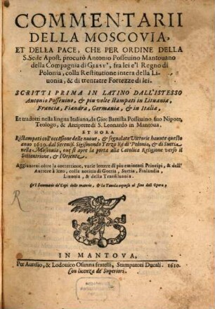 Commentarii della Moscovia