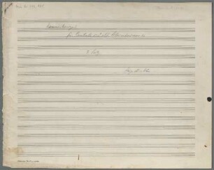 Concertos, Excerpts, cemb, strings, woodwinds, LüdD p.446 - BSB Mus.N. 119,105 : Kammerkonzert // für Cembalo und elf Soloinstrumente // 3. Satz. // Hugo Distler