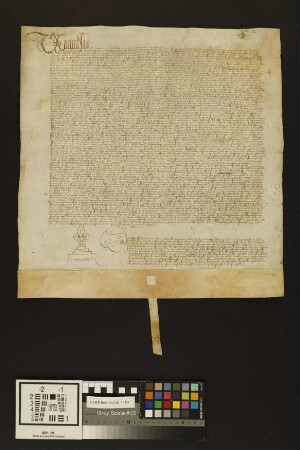 Mainz (St. Nicomedis): Dr. Hermann Rosenberg, erzbischöflicher Generalvikar, nimmt die Zession des Besitzers des Allerheiligenaltars in der Kapell...