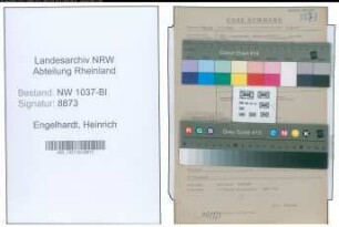 Entnazifizierung Heinrich Engelhardt , geb. 04.10.1900 (Techniker)