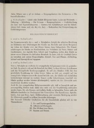 Religionsunterricht