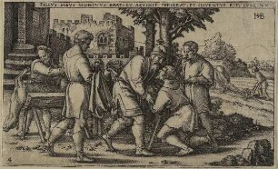 Der verlorene Sohn kehrt zurück, Blatt 4 aus der Folge des verlorenen Sohnes