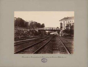 Eisenbahn Barmen-Rittershausen Umgestaltung der Bahnanlage: Ansicht