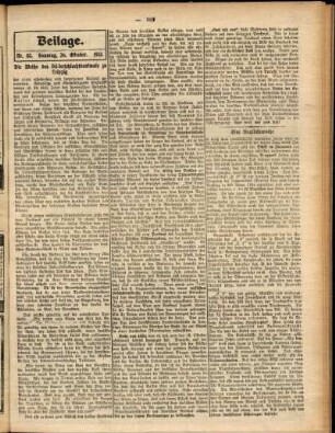 Zweite Ausgabe vom Sonntag, den 26. Oktober 1913.